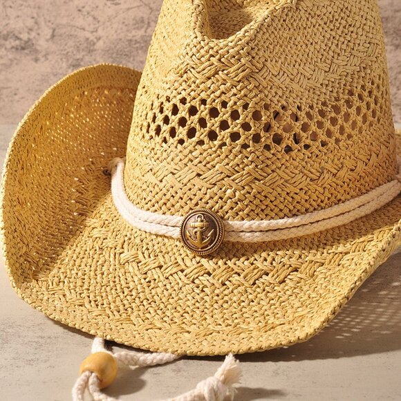 COWGIRL COWBOY straw hat party rodeo beach (2-colors) western festival concert main image 7